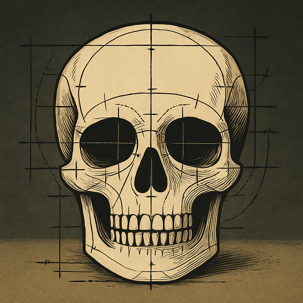 Menschlicher Schädel